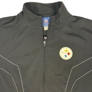 NFL‎ Reebok Pittsburgh Steelers Onfield Jacket Mens XL Full Zip *READ